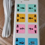 zapatilla 7 tomas + puerto usb