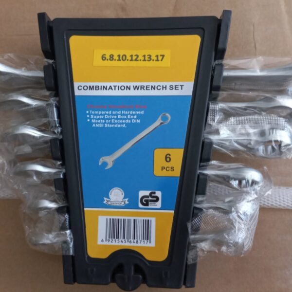 juego de llave combinada 6 al 17  6 piezas codigo 1906