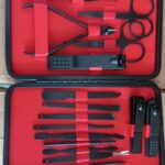 SET MANICURA NEGRO DE 17 PIEZAS XLN02