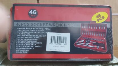 kit 46 piezas herramientas tubos