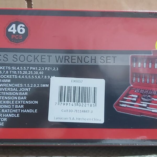 kit 46 piezas herramientas tubos