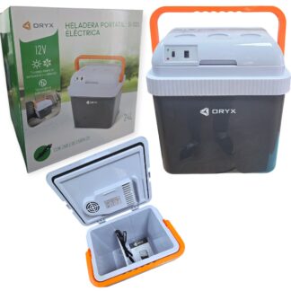 conservador heladera portatil con bateria oryx or-co25l 24 litros