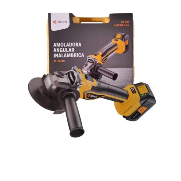 AMOLADORA ANGULAR INALAMBRICA EL-CAG115