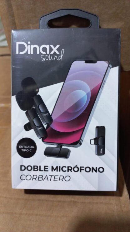 microfono corbatero doble dinax DXCORB2MIC