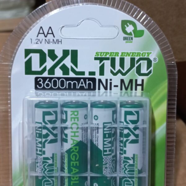 MXD01 PILAS RECARGABLE AA 3600mAh pack por