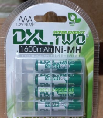 MXD02 PILAS RECARGABLE AAA 1600mAh pack por 4 unidades