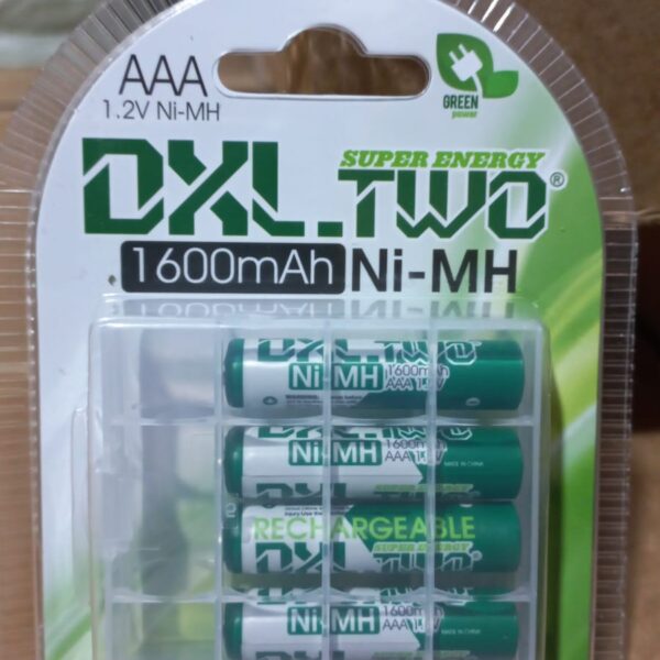 MXD02 PILAS RECARGABLE AAA 1600mAh pack por 4 unidades