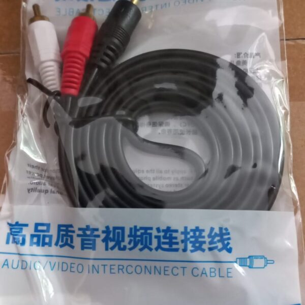 cable plug a rca en bolsita