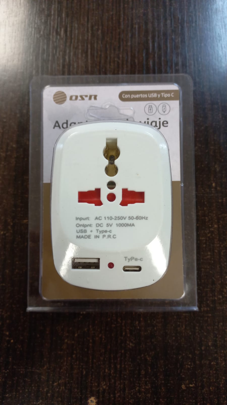 adaptador viajero mundial universal enchufe osr con usb adaptador viajero mundial universal enchufe osr con usb