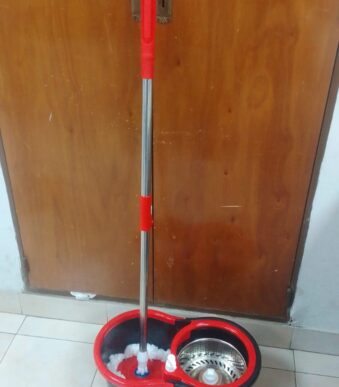 mopa con balde y estopa de repuesto