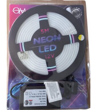 luz de neon blanco calido con fuente codigo 2888