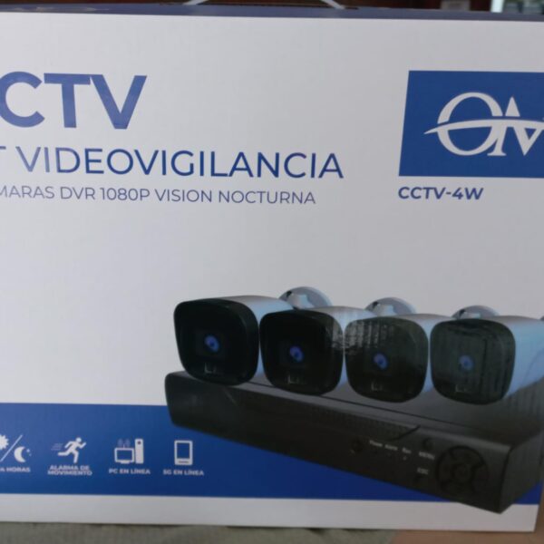 kit 4 camaras de seguridad