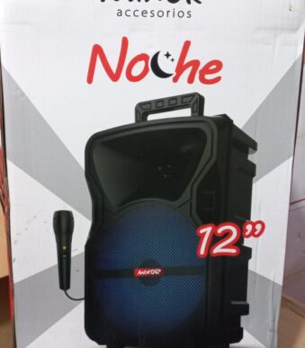 Parlante 12" con microfono mixor NOCHE