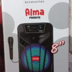 parlante mixor ALMA 8" con microfono