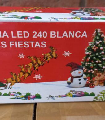 POL22 POL-24 CORTINA 3x3m 240 LED BLANCO