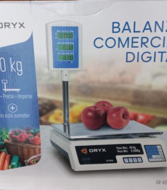 BALANZA COMERCIAL CON TORRE 40 KG ORYX