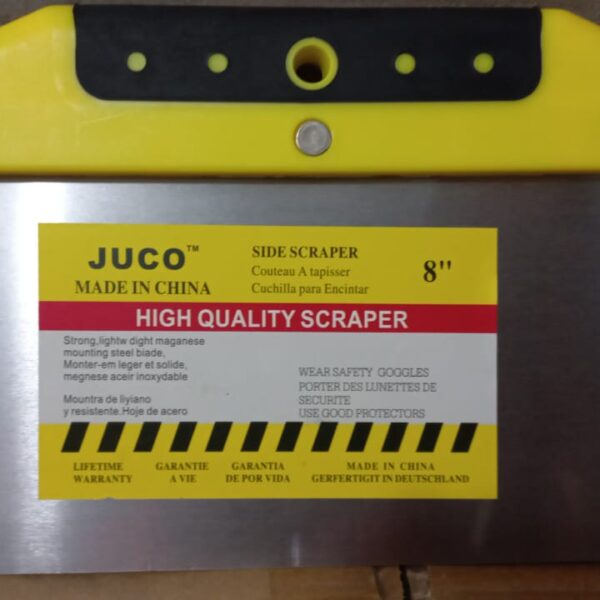 espatula scraper acero 8"