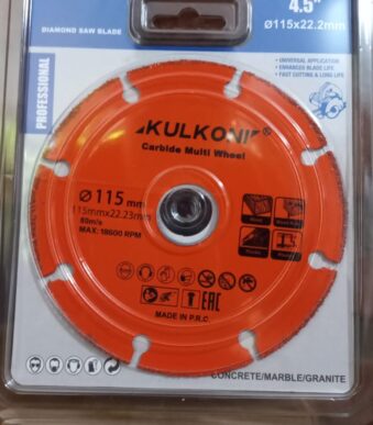 disco de corte de madera 115mm 0796