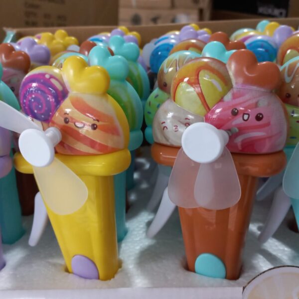 MINI VENTILADOR DE MANO FORMA DE HELADO