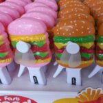 MINI VENTILADOR DE MANO FORMA DE HAMBURGUESA