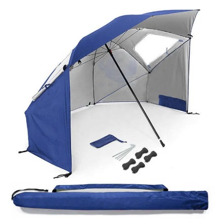 SOMBRILLA CARPA CON ROMPEVIENTO PARA PLAYA 1.3MTS BN0647 cm-0019