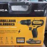 TALADRO ATORNILLADOR INALAMBRICO ONICA CON 2 BATERIAS
