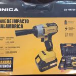 llave de impacto recargable onica con 2 baterias OA-HR728