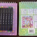 libro de dibujo con 6 marcadores doble punta db6