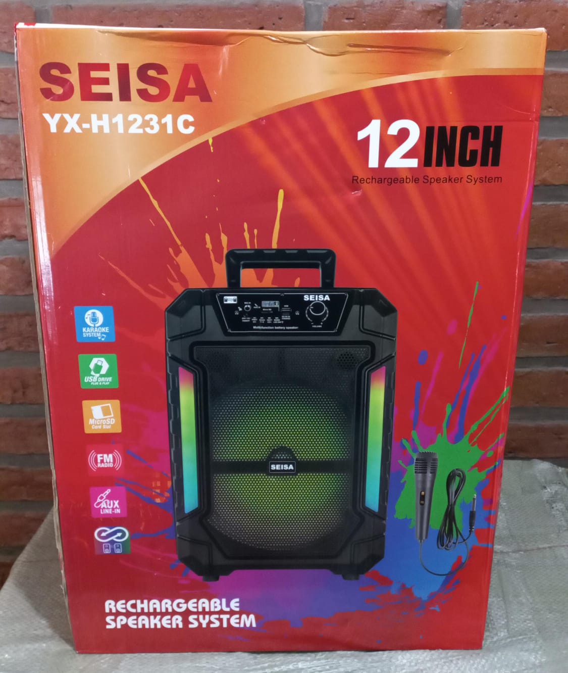 PARLANTE SEISA 12" YX-H1213C PARLANTE SEISA 12" YX-H1213C