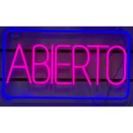 CARTEL NEON LED OPEN 37X15 CM 572 Codigo: 2-502