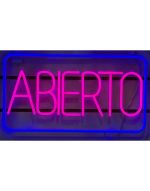 CARTEL NEON LED ABIERTO 2 EFEC 571 Codigo: 2-501