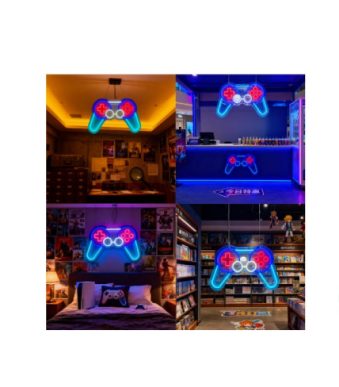 CARTEL NEON LED 696 JOYSTICK 30x35