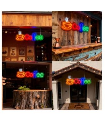 CARTEL NEON LED 694 COFFEE 43X17 Codigo: 2-575