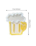 CARTEL NEON LED 693 JARRA CERVEZA 27X35 Codigo: 2-574