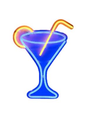 CARTEL NEON LED 689 COPA TRAGO 31X40 Codigo: 2-570