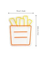 CARTEL NEON LED 688 PAPAS FRITAS 30X42 Codigo: 2-569