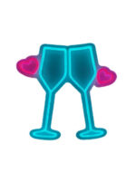 CARTEL NEON LED 687 BRINDIS 35X4