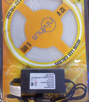 TIRA DE NEON BLANCA CALIDA LED NIVHUS CON FUENTE