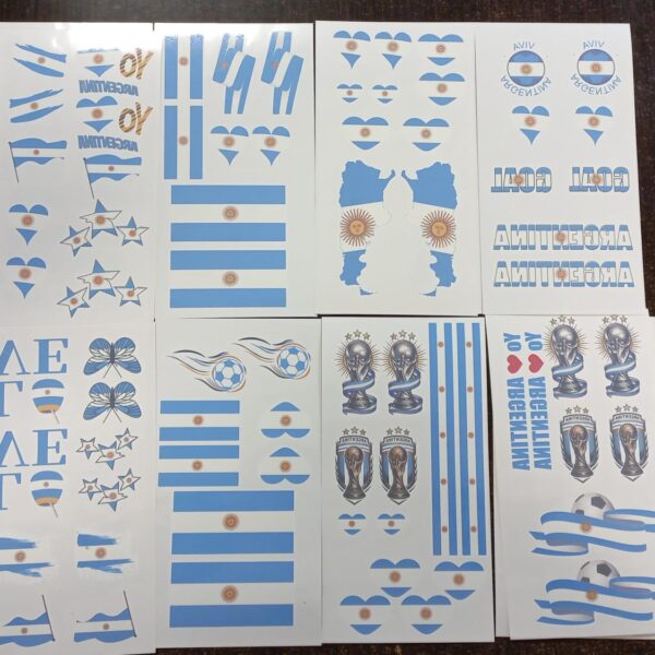 BANDERA ARGENTINA 90X150CM CON BRAZOS WVF-27