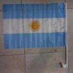 BANDERA ARGENTINA 90X150CM CON BRAZOS WVF-27