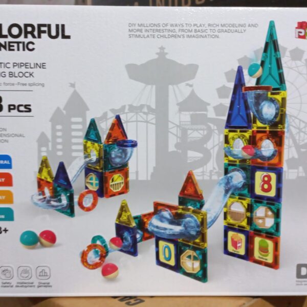 JUEGO MAGNETIC 73 PIEZAS COMPATIBLE CON LA CIUDAD FD-136