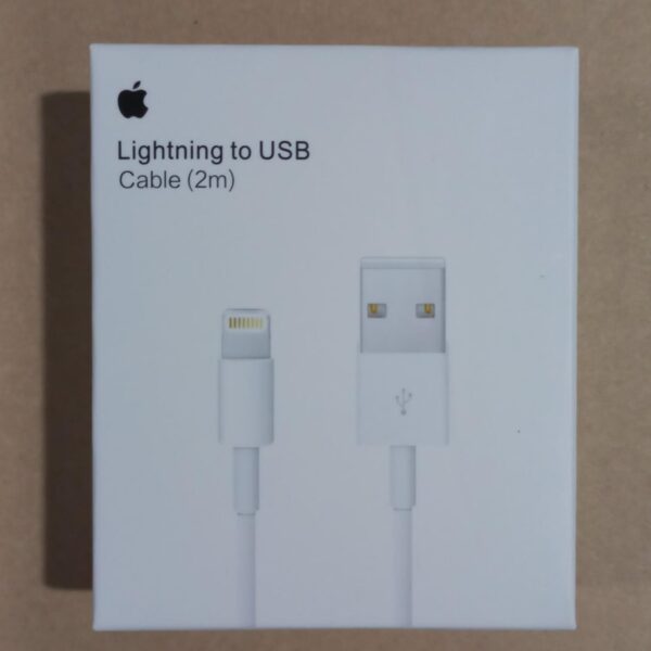 CABLE USB A LITHING PARA IPHONE CON MARCA 2 METROS