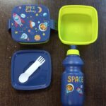 LUNCHERA SET DE VIANDA INFANTIL CON BOTELLA SPACE GALAXY