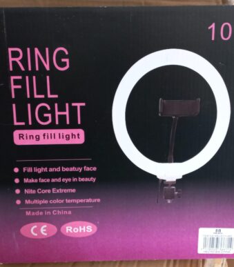 aro led 26" blanco con tripode 2,1 m
