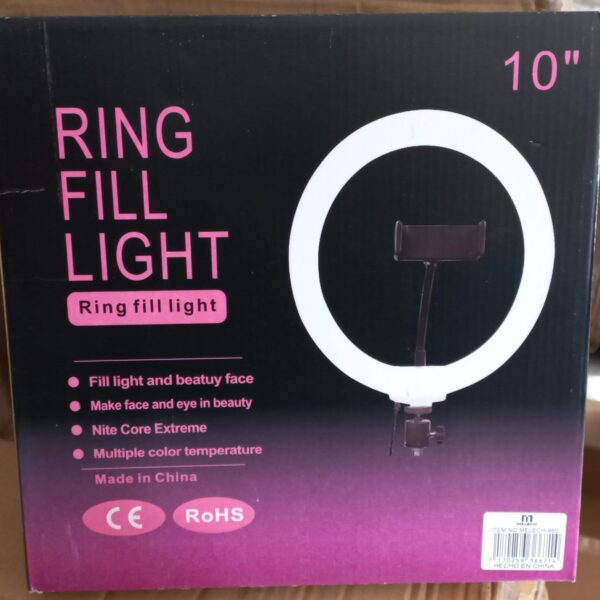 aro led 26" blanco con tripode 2,1 m