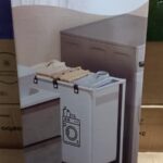 CANASTO CESTO ORGANIZADOR ROPA SUCIA COUN RUEDITAS GN-0149