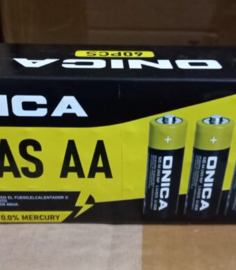 PAQUETE POR 60 PILAS AA ONICA OA-PA002