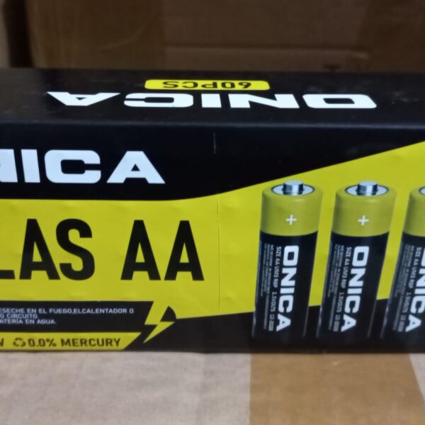 PAQUETE POR 60 PILAS AA ONICA OA-PA002
