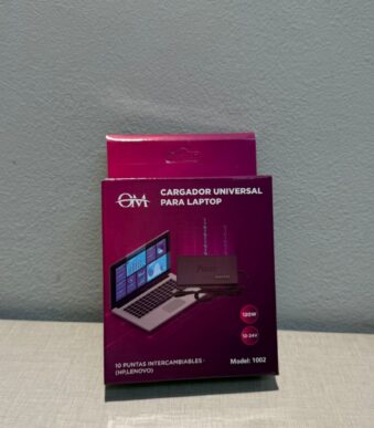 cargador universal notebook om ficha lenovo y hp