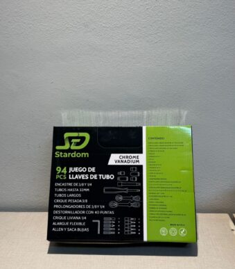 kit de herramientas llave tubo 94 piezas stardom